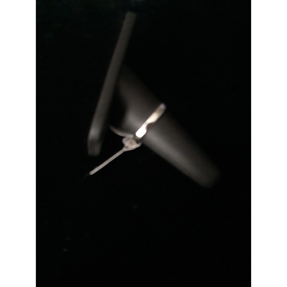 Sterling Silver mens cz ring sz 10 - Picture 3 of 5